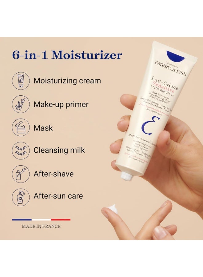 Lait Crème Sensitive - 7-in-1 multi-functional hydrating and nourishing moisturizer, Face & Body, Fragrance free - 100 ml - Image 3