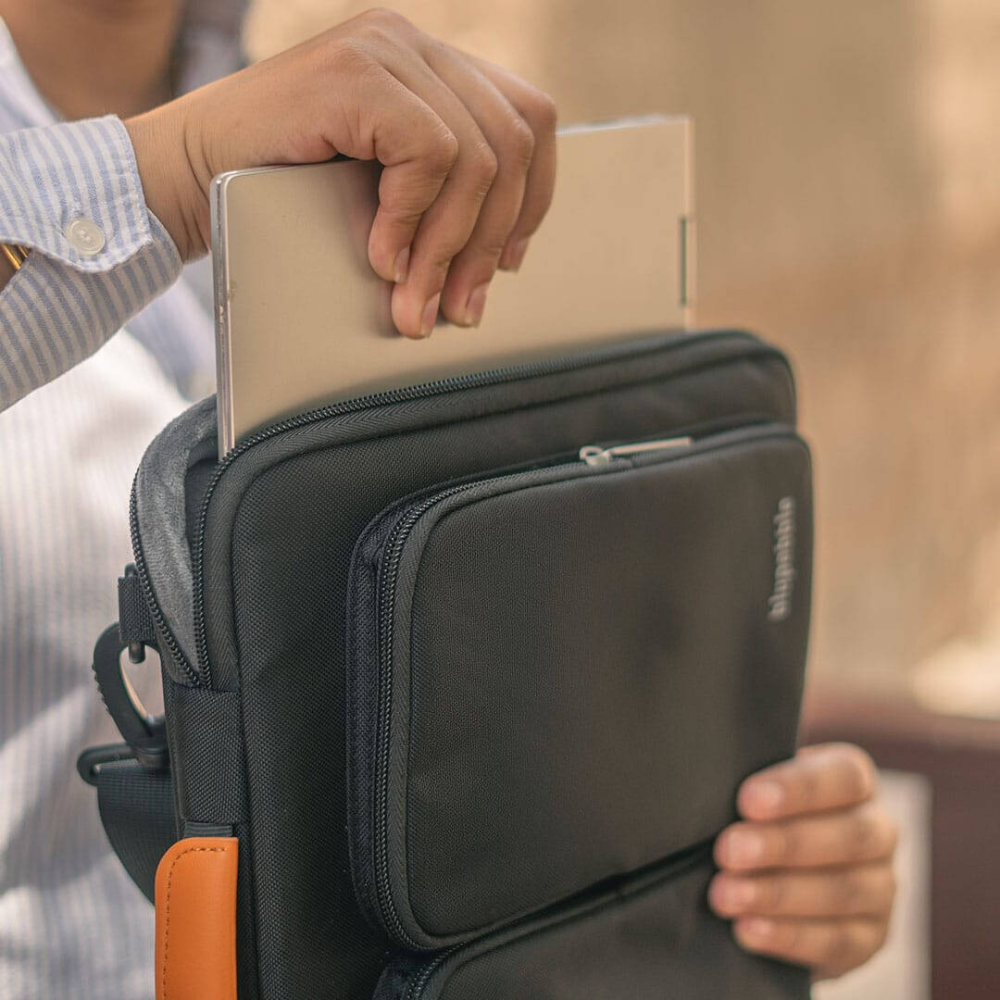 Blupebble Urban 14 Inch Laptop Bag Gray BP-URBAN14-GY - Image 3