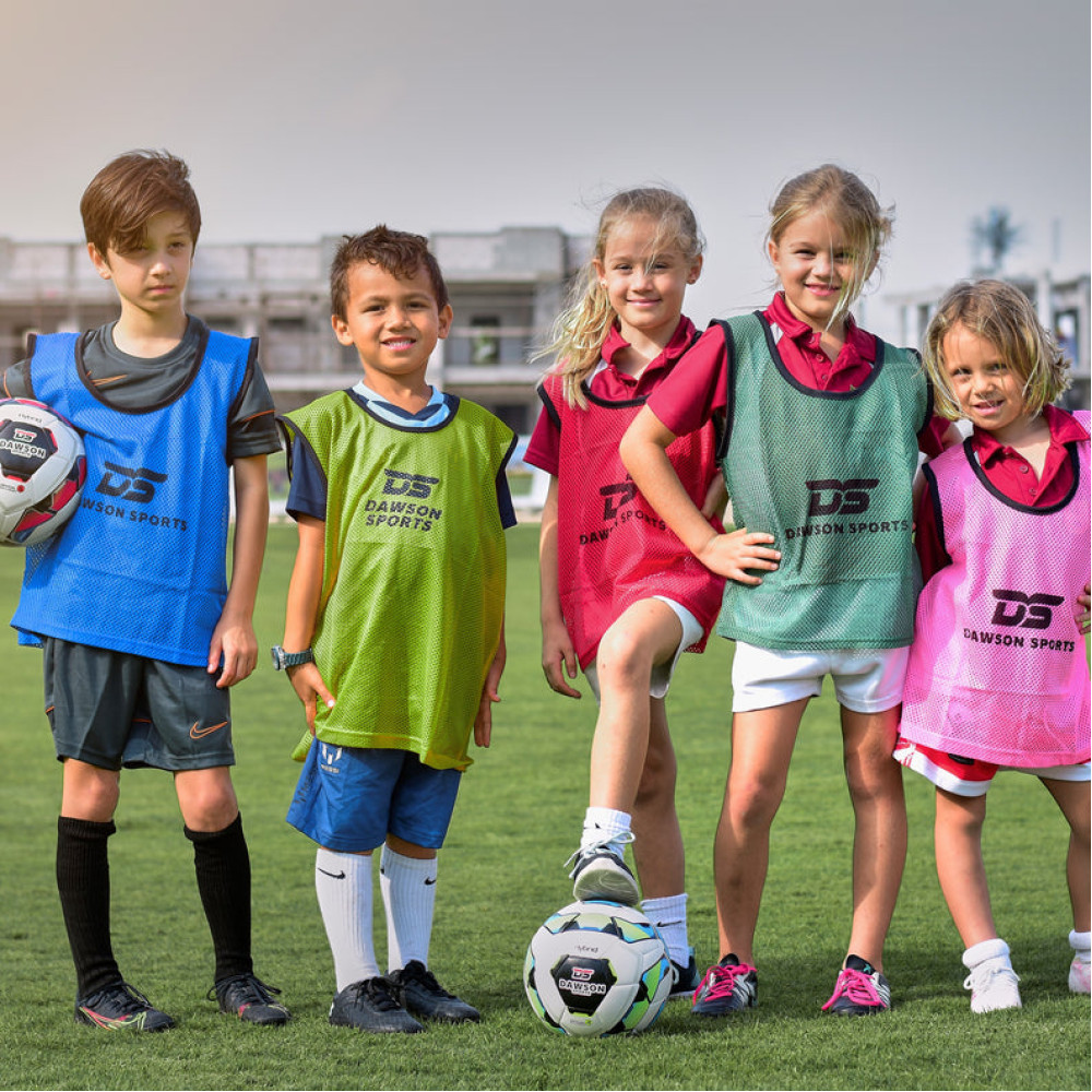Dawson Sports - Mesh Training Bib MRed Red - Durable Fitness Sensory Training Toy - Model 4-102-R - Image 3