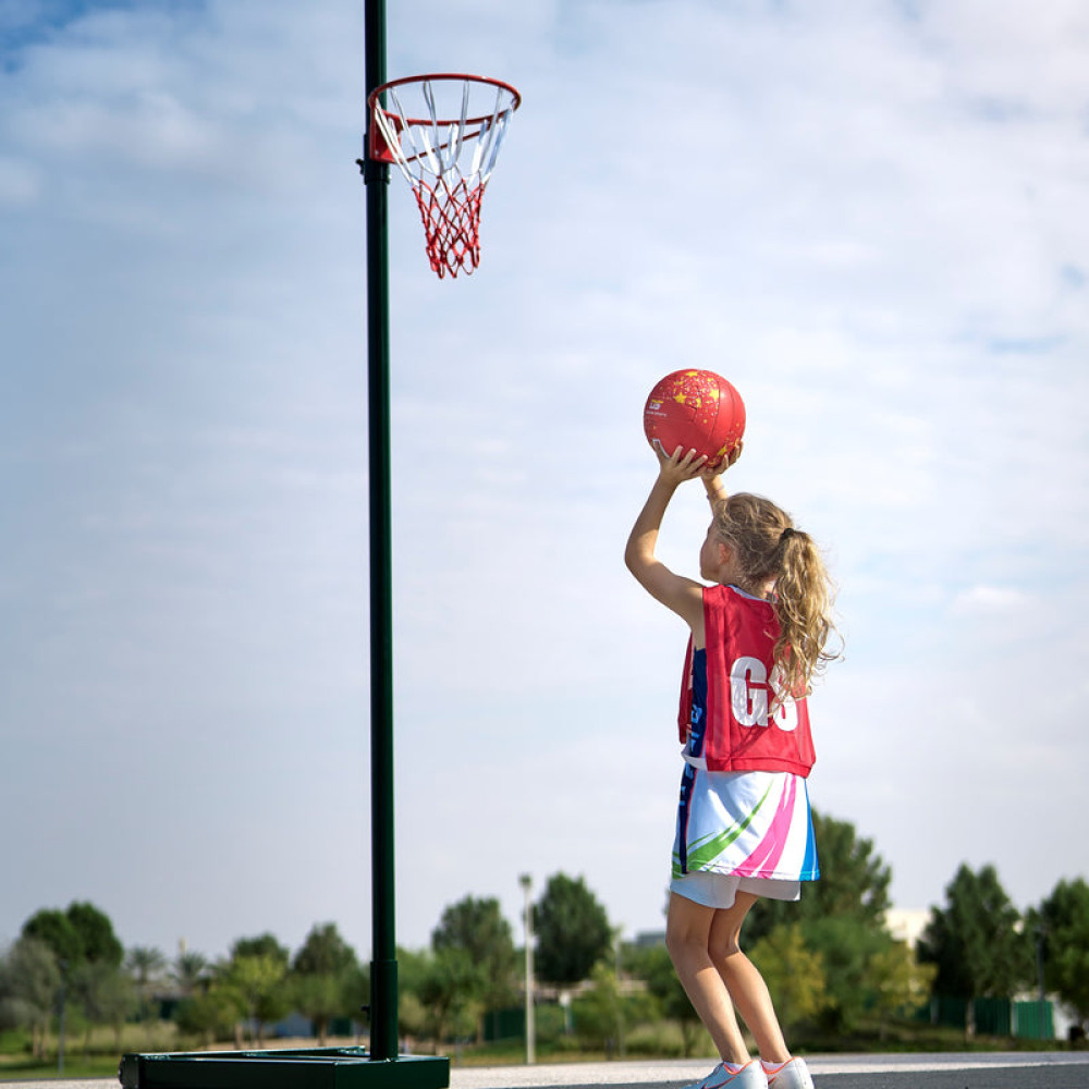Dawson Sports - Netball Position Bib Red M set of 7 Red - Durable Training Ball for Kids Adults - Model 6-273-R - Image 3