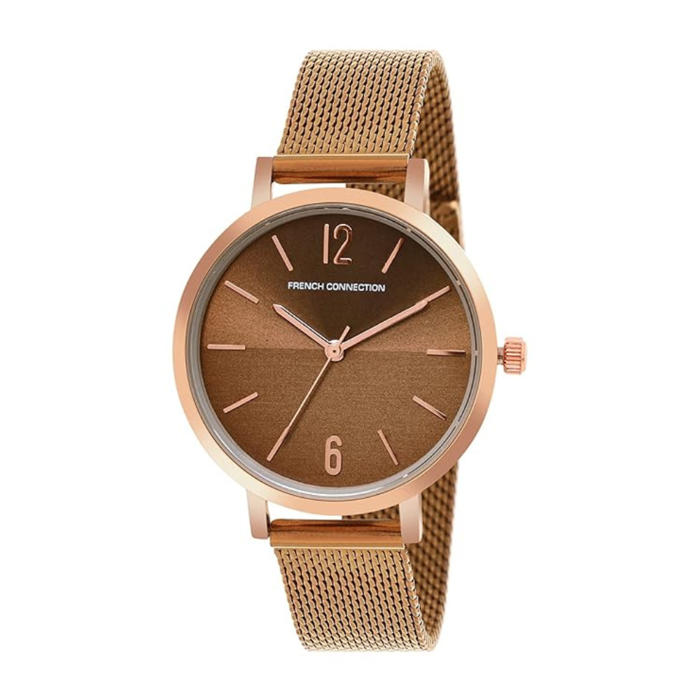 French Connection Analog Watch For Women with Sleek Design and Premium Craftsmanship - FC007BRN - Image 2