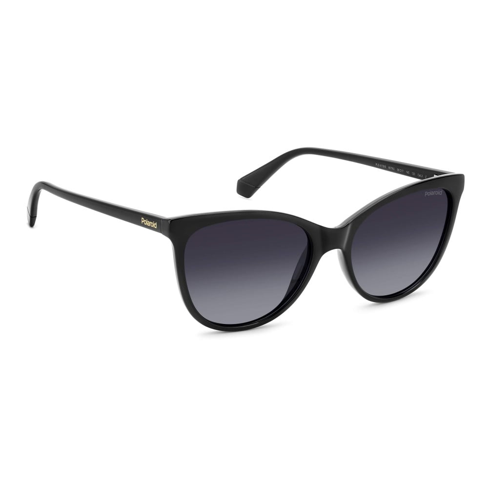 POLAROID Unisex Polarized Gradient Black Lens Sunglasses Full Frame Rectangular