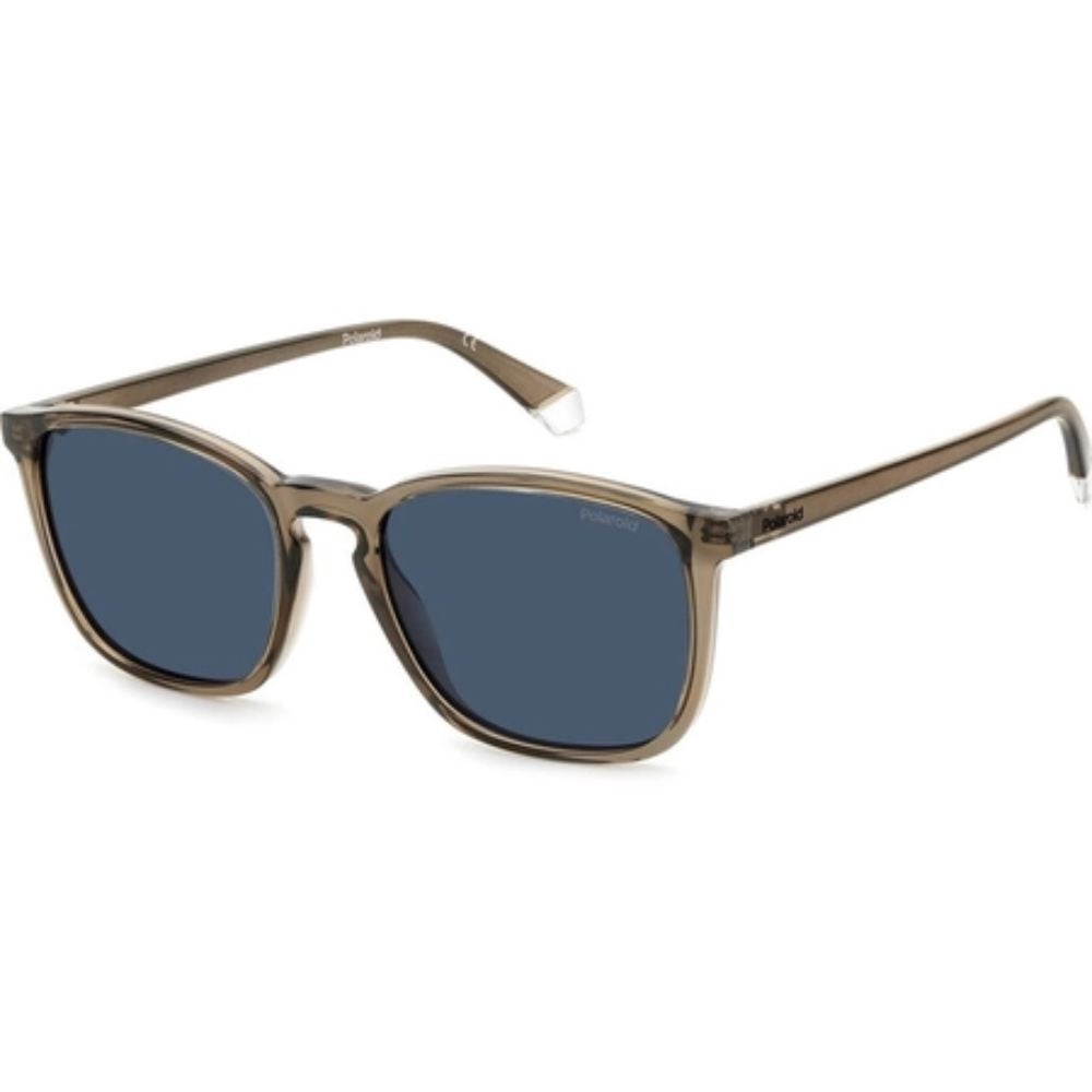 POLAROID Unisex Polarized Gradient Black Lens Sunglasses Full Frame Rectangular