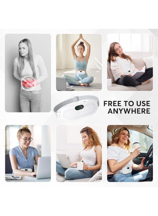 Portable Menstrual Heating Pad for Cramps Relief – Wearable USB Rechargeable Bel