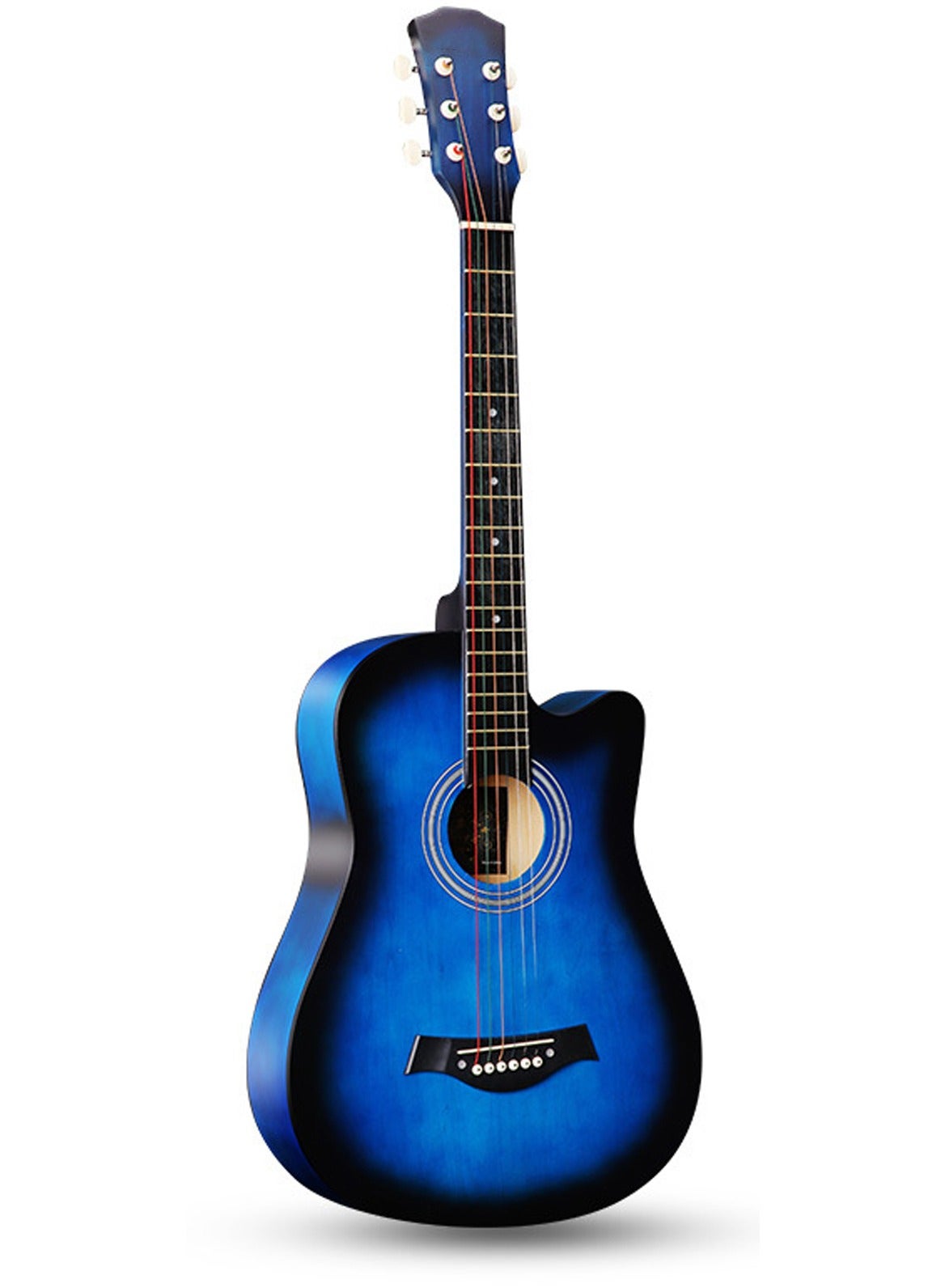 38-Inch Folk Guitar Band Guitar Beginner Guitar+ Full Set of Accessories + Tuner - Image 2