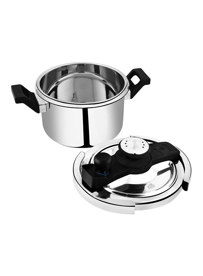 CLIP-ON Svachh Stainless Steel Pressure Cooker with Extra Glass Lid 5Liters - Image 3