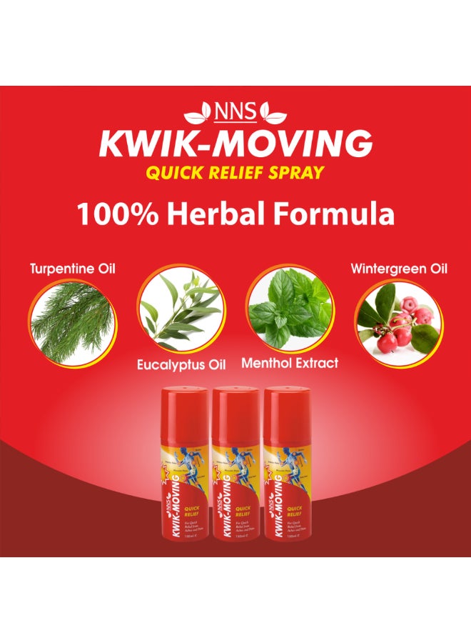 Kwik-Moving- Quick Relief Spray 150Ml - Image 3