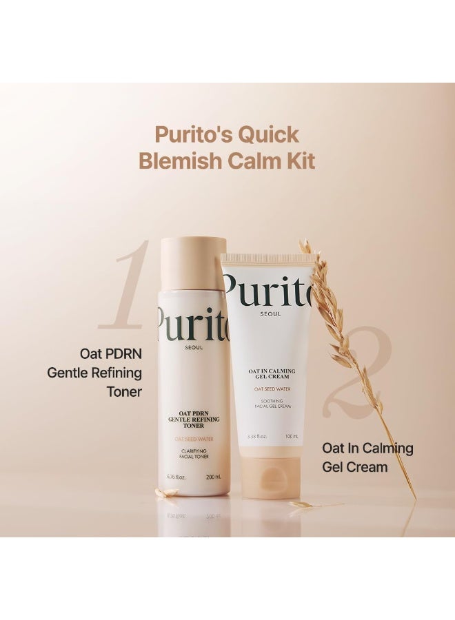 PURITO Oat-In Calming Gel Cream Lightweight Hydrating Soothing for Sensitive Skin 100ml - Image 6