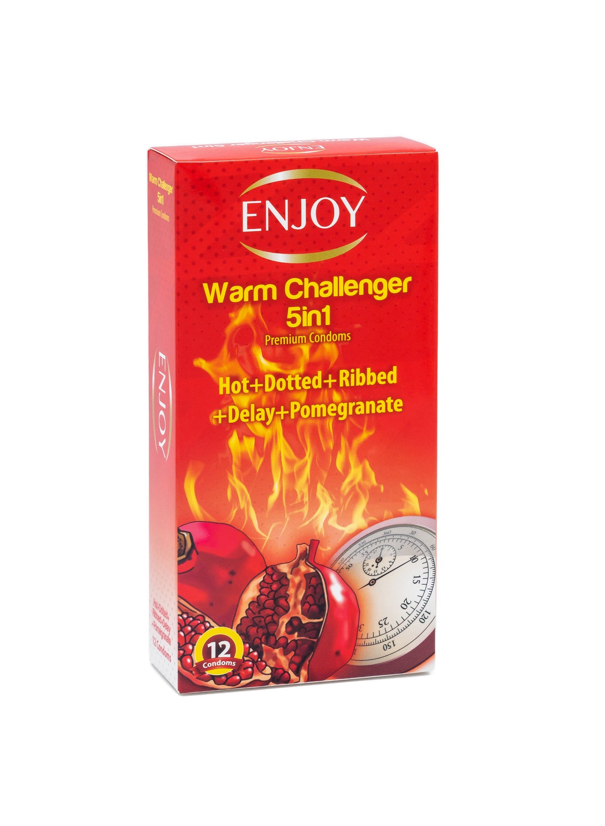 Worm Challenger Premium Pomegranate Condoms 24 Pcs - Image 3