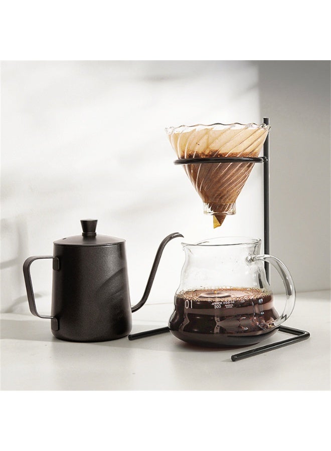 Pour Over Coffee Dripper Stand Coffee Filter Stand Holder Coffee Pour Stand, Black - Image 6