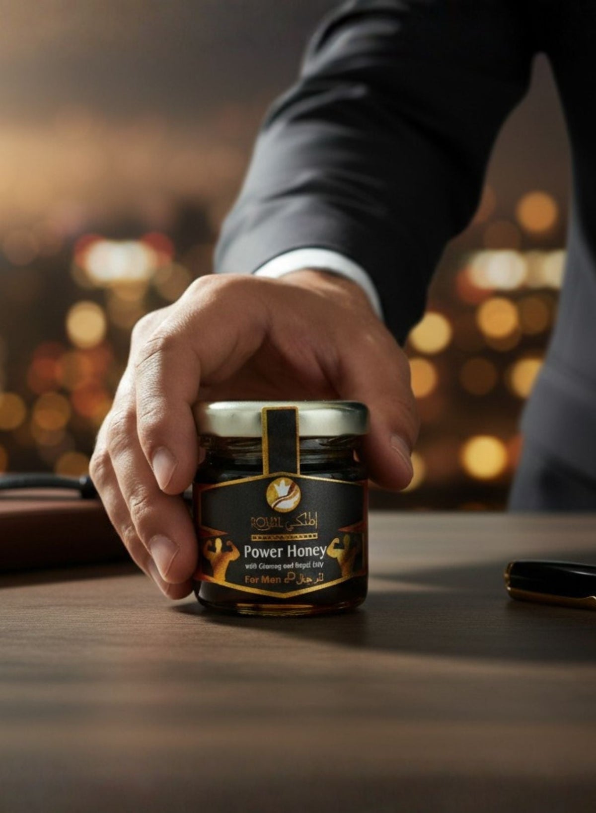 Power Ginseng Natural Honey And Royal Jelly For Men 50g - Image 2
