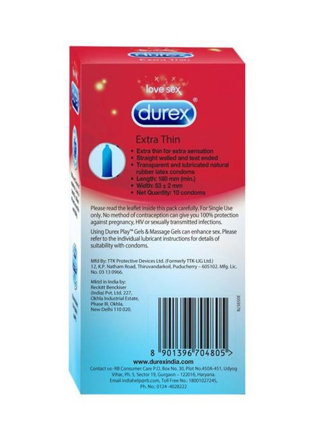 10-Piece Extra Thin Condom - Image 2