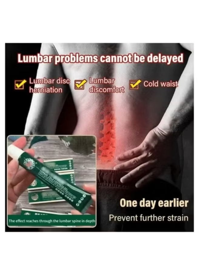 Lumbar Spine Cooling Gel 20g – Cold Compress Pain Relief Gel for Back & Muscle S