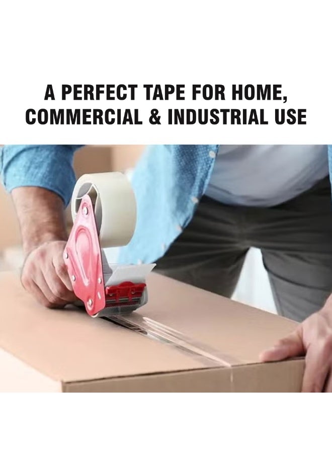 Duravel Pack Of 1 Clear Packing Tape, 2 inches x 50 yards Strong Heavy Duty Packaging Tape for Sealing Parcel Boxes, Moving Boxes Houses,Office Supplies - Image 6