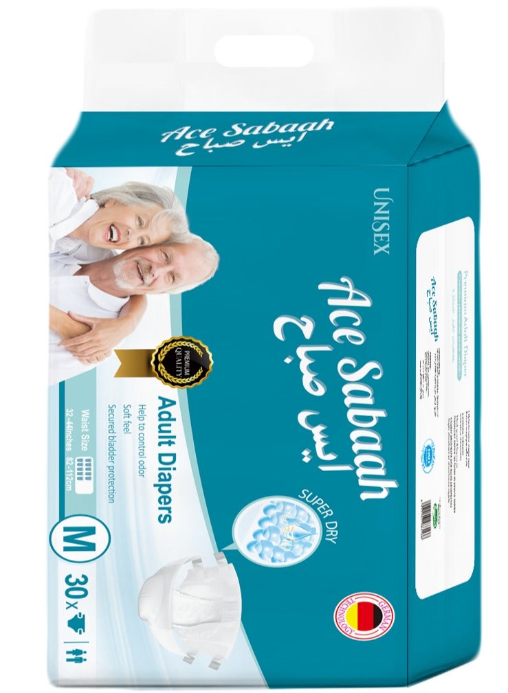 Adult Diaper, Size Medium, Waist 82-112Cm, Pack Of 30 - Image 2