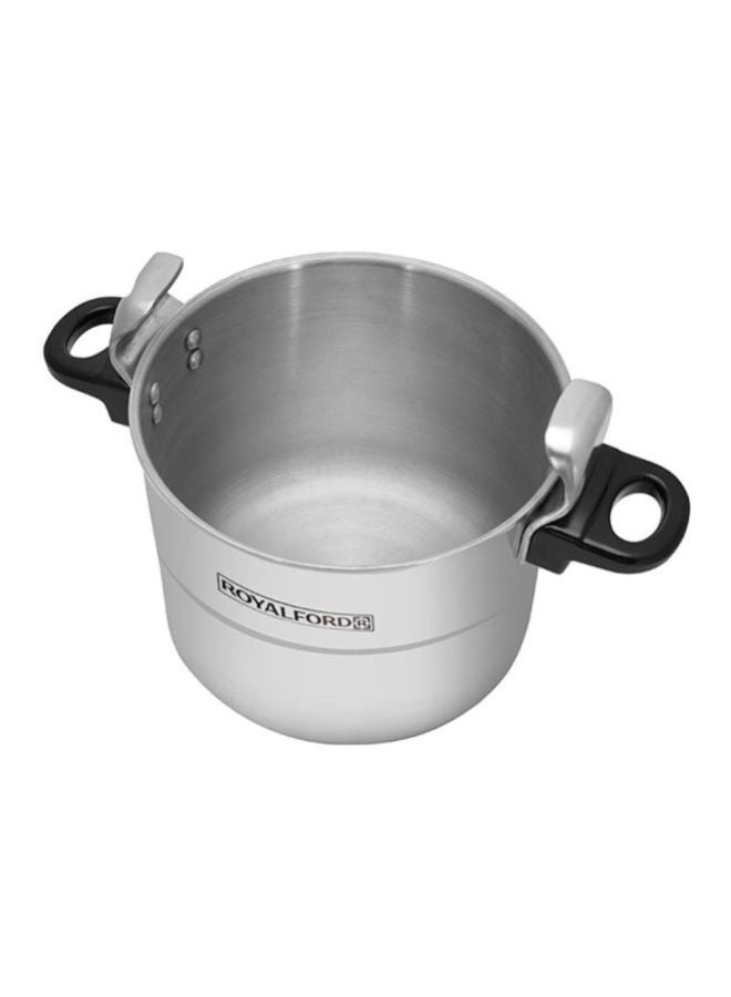 Aluminum Multi-Safety Device With Cool Touch Handles Pressure Cooker Silver 9Liters - Image 5