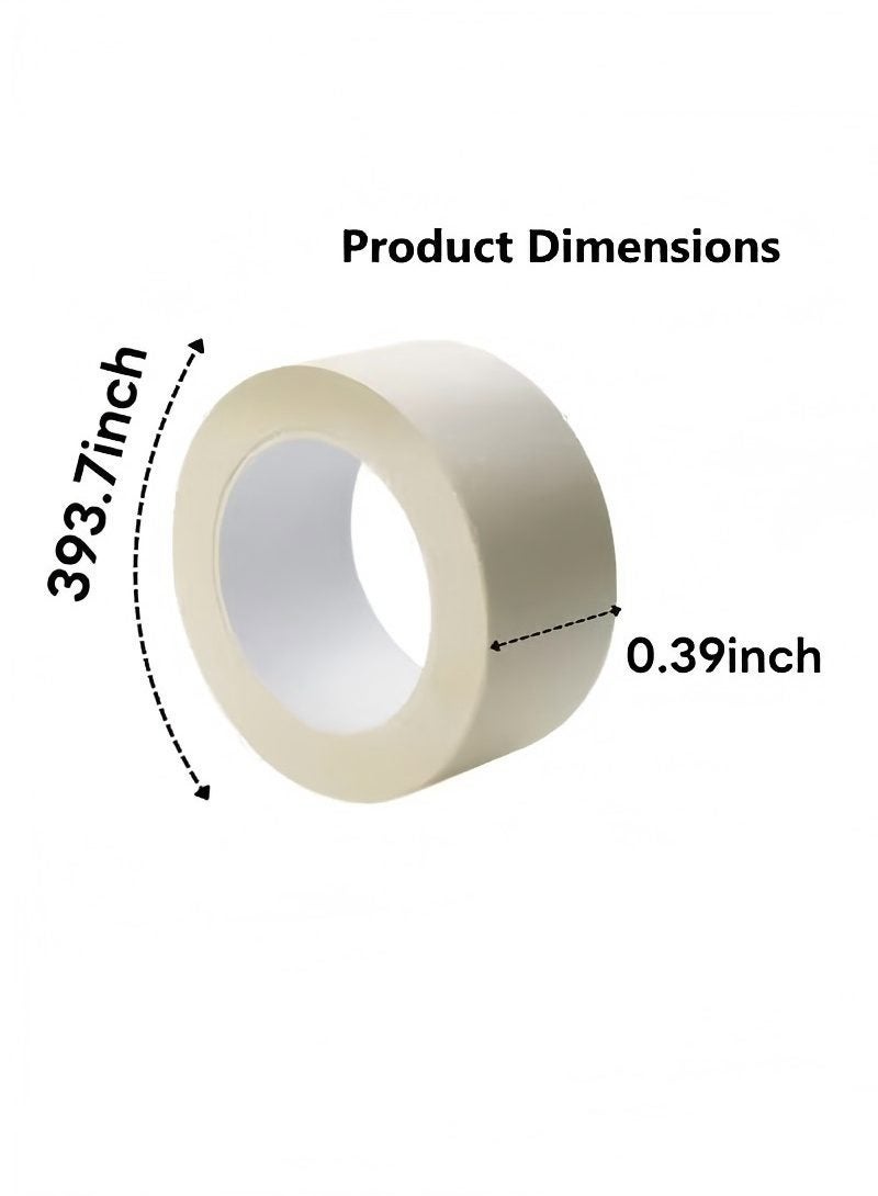 10pcs Masking Tape, Premium Art Tape,Adhesive Tapes,High-quality Tape Roll,Labeling.Has Strong Adhesion and Residue Free. With A Length Of 393.7 Inches And A Width Of 0.39 Inches.Perfect for Painting, Crafts,Drawing, Paper Crafts, and Watercolor Projects.Multiple Uses - Image 5