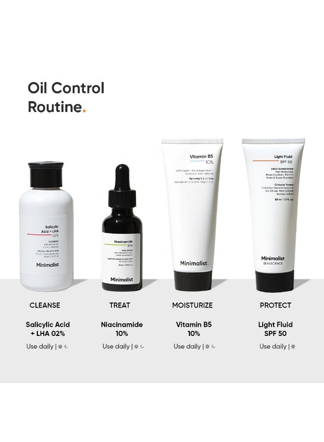 Face Moisturizer for Oily to Normal Skin with Hyaluronic Acid & Vitamin B5 10%|