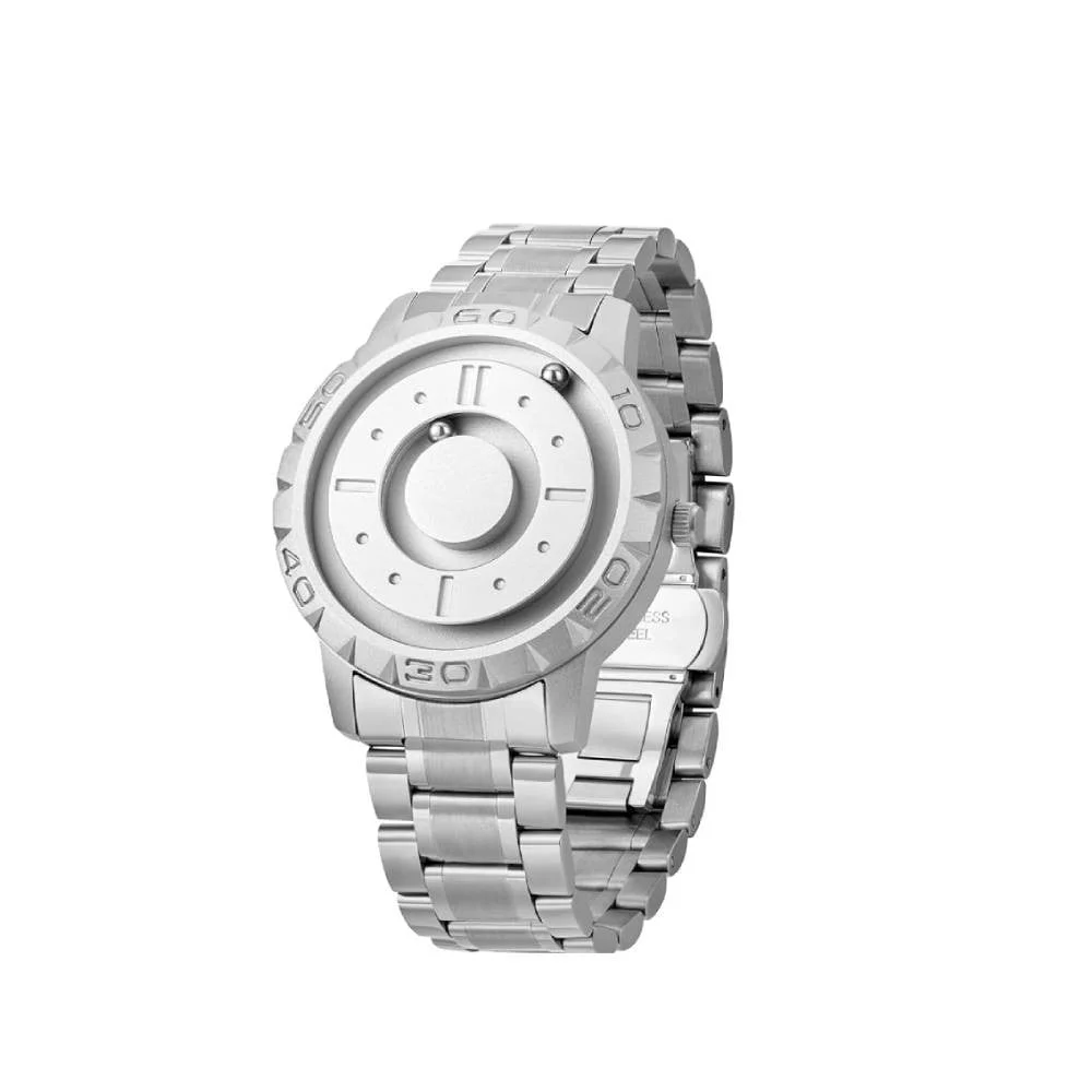 2pcs Combo of Arabic Aura Mens Watch with Mens Magnetic Ball Quartz Watch - Image 6