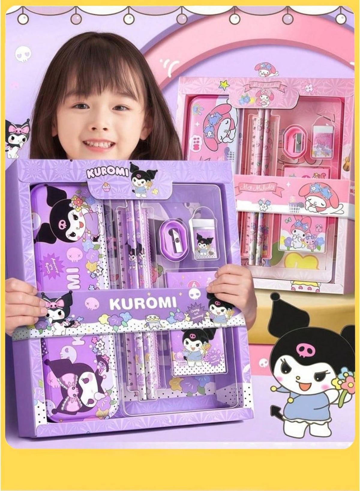 Student Sstationery Set, School Supplies Ggift Box Set, Suitable for Primary School Students, Including Pencils, Erasers, Pencil Sharpeners, Back to School Sseason Birthday Gifts - Image 5