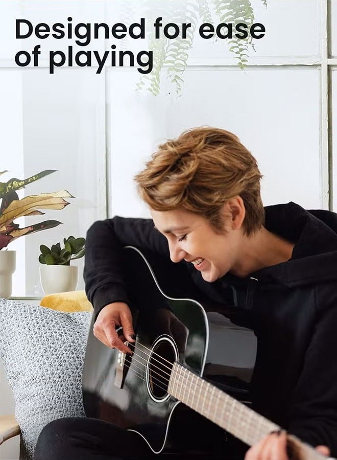 38-Inch Guitar With Accessories Set for Kids and Adults with Guitar Bag Tuner Brass strings Capo String Pick and Clean Cloth for Gift - Image 4