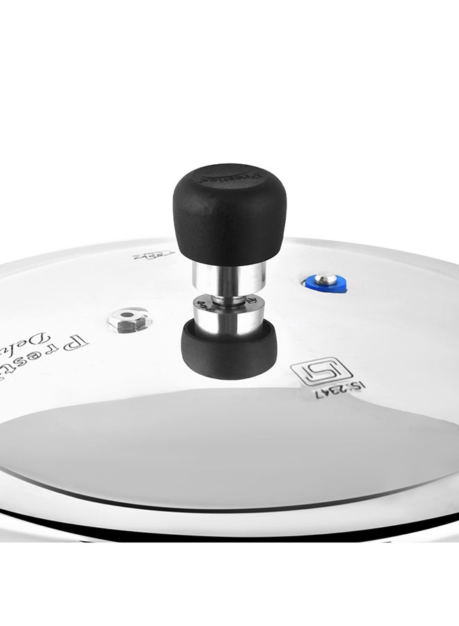 Deluxe Plus Junior Handi Aluminium Pressure Cooker With Lid, Dishwasher Safe & Induction Safe Silver 5Liters - Image 4