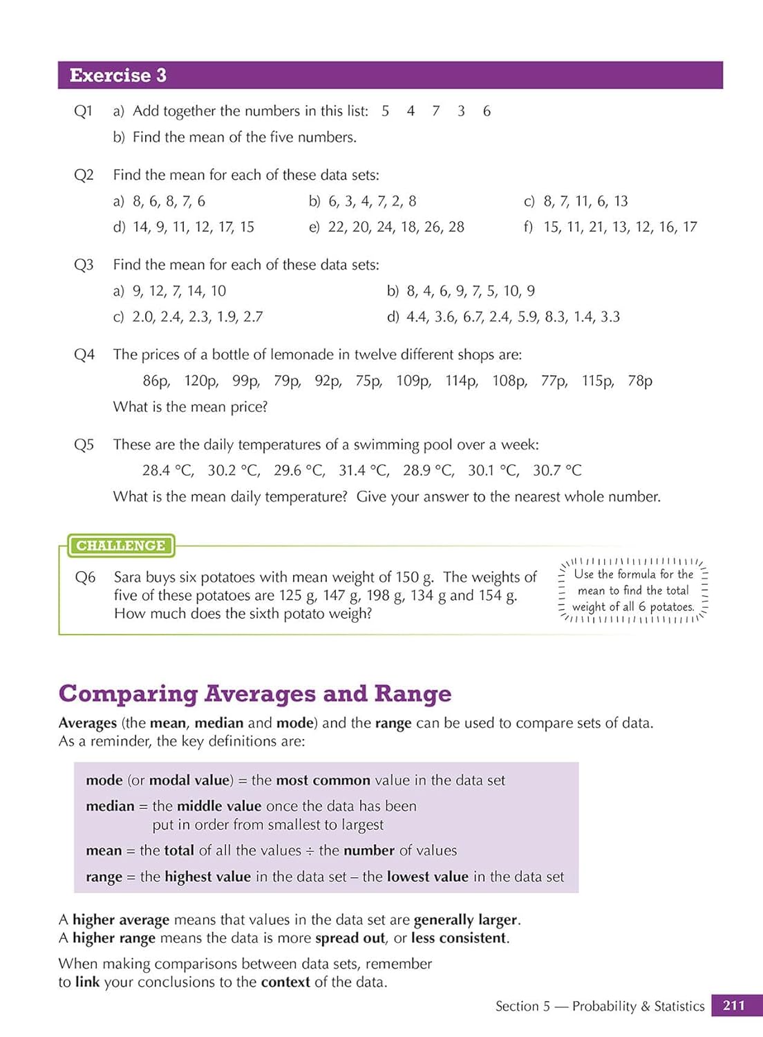 New KS3 Maths Year 7 Student Book - with answers & Online Edition