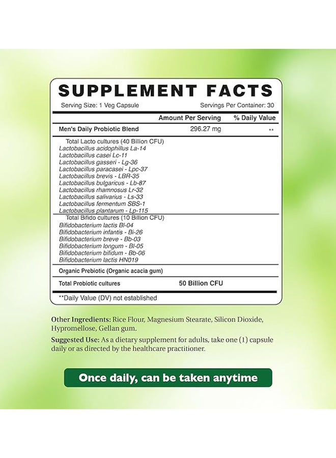 Once A Day Formula For Digestive Balance Colon And Immune Health With 50 Billion Cfu And 16 Probiotic Strains - Image 3