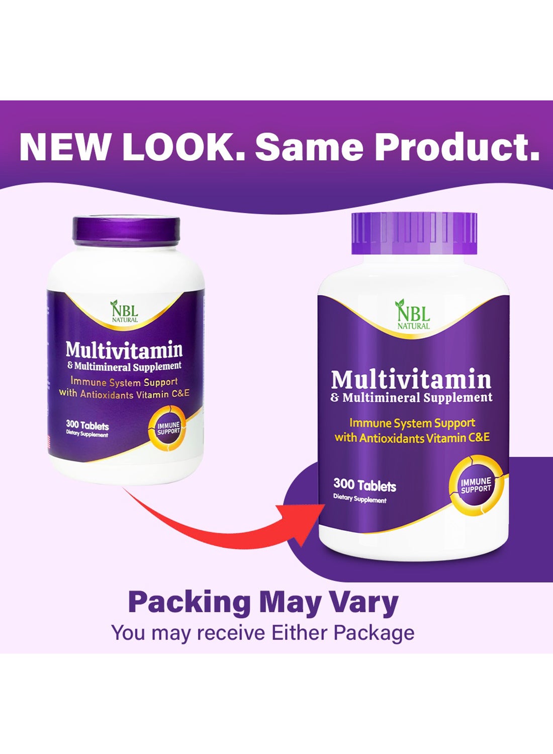 Multivitamin For Women And Men 300 Tablets - Image 2