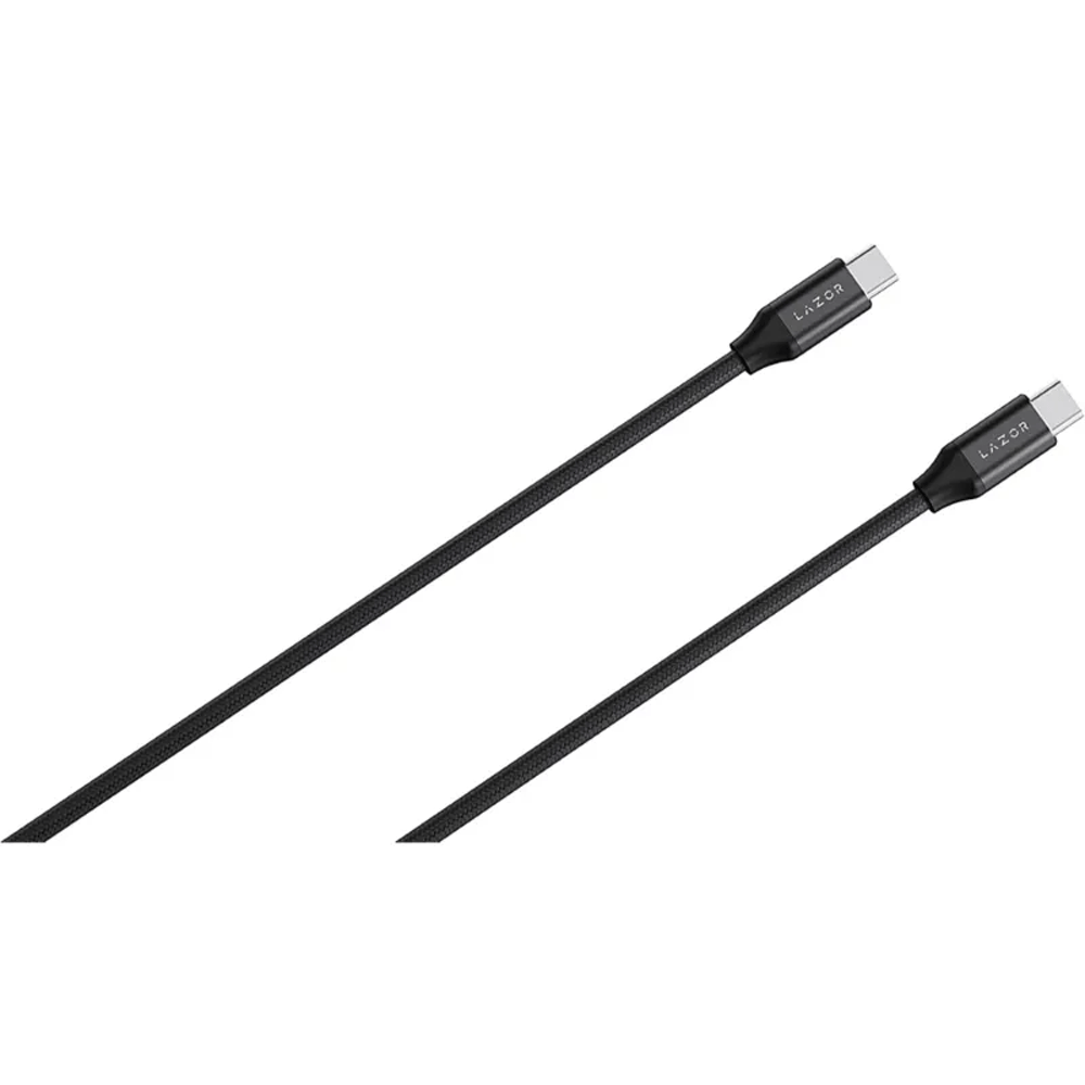 Lazor CT29 Swift Premium Nylon Braided And Fast Charging Cable Type C To Type C With Pd60W With Super Strong Kevlar Material 3M - Image 2