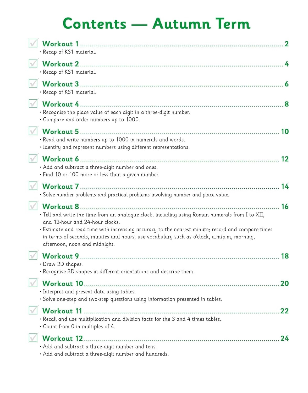 KS2 Maths 10-Minute Weekly Workouts - Year 3 - Image 3