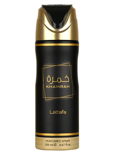 Khamrah Perfumed Deodorant Spray for Unisex,200ml