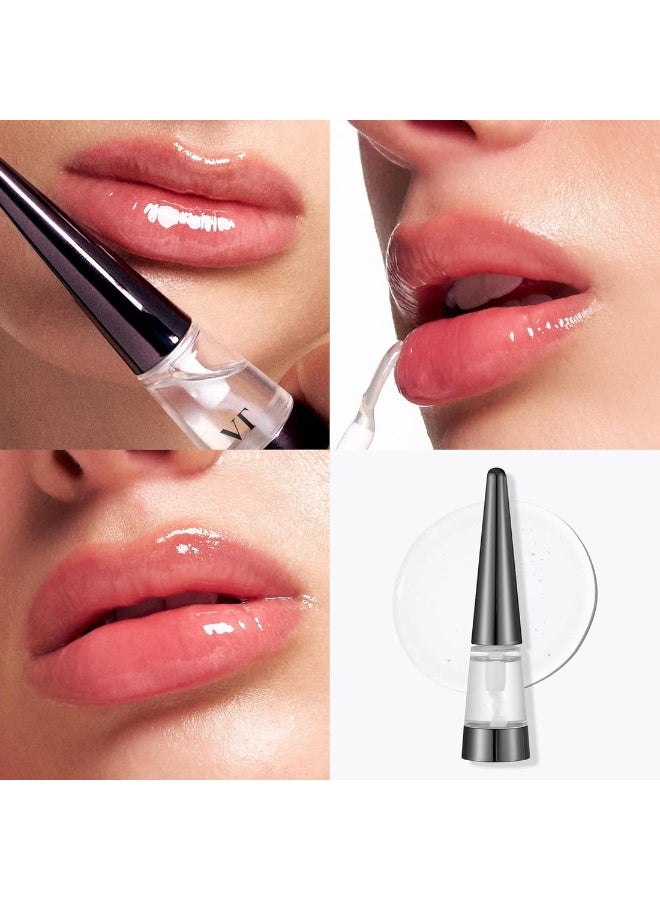 Reedle S Lip Plumper Expert, Volumizing Lip Gloss, 4.3 g, Transparent, Unscented, Moisturizing, Korean Cosmetic - Image 6