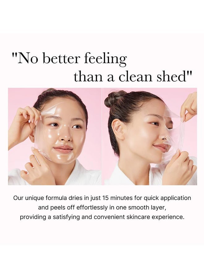 Collagen Overnight Wrapping Peel Off Facial Mask Pack - Elasticity And Hydration Care, Reduces Sagging And Dullness - Hydrolyzed Collagen For Glowing Skin - Korean Skin Care, 2.53 Fl.Oz - Image 5