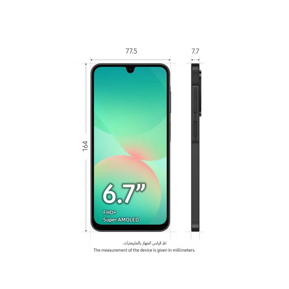 Samsung Galaxy A26 5G Dual SIM Black 6GB RAM 128GB -Middle East Version - Image 2
