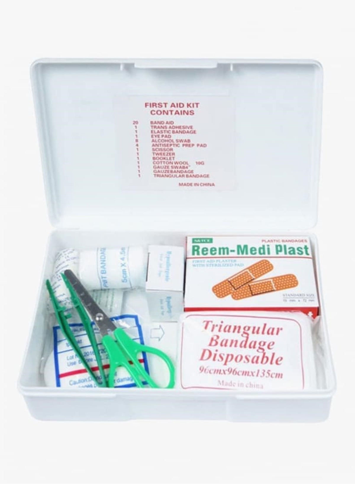 Portable First Aid Kit, 42 Pieces in Box, For Car and Home (Pack of 2) - Image 6
