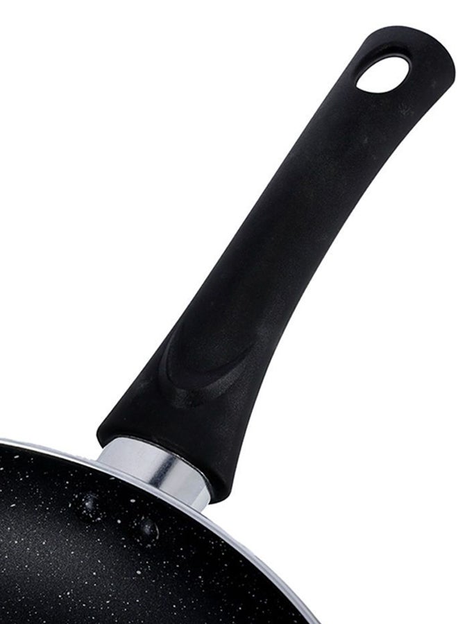 Aluminium Frypan With Glass Lid Black 28cm