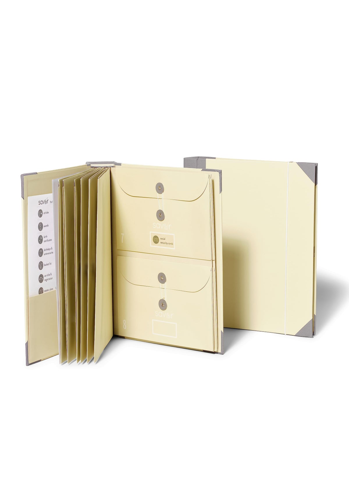 2025 Updated Edition Document Organizer|Custom Dyed Cloth Bound Expanding File Folder for Important Papers, Emergency Binder,Birth Certificates,Social Security Cards, and Passports