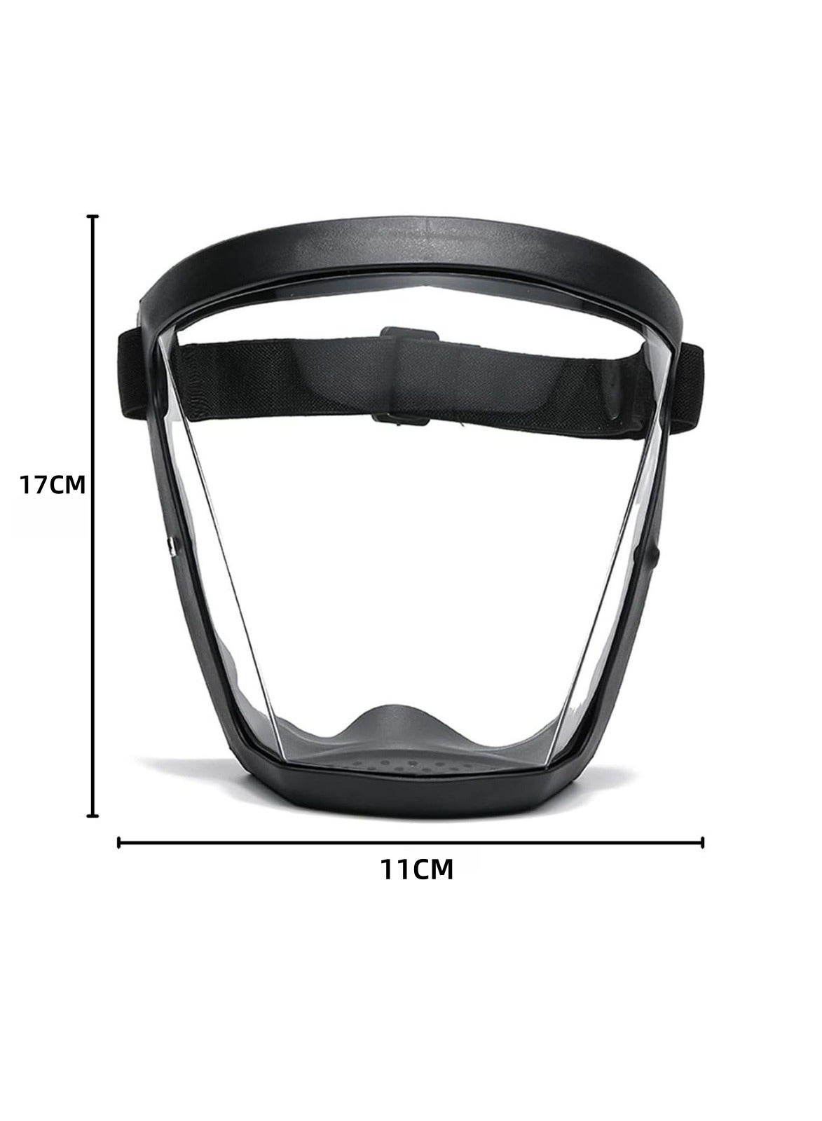 Super Protective Face Shield,Anti Fog Mask,Adult Clear Face Shield,Plastic Face Mask ,with Replaceable Filters - Image 5