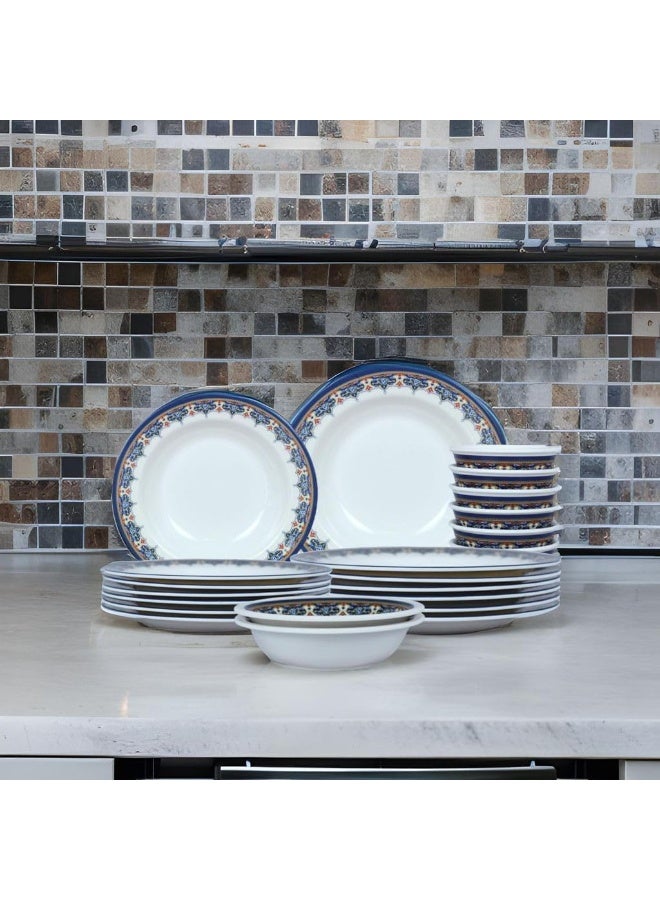 Melrich 20 piece Melamine Dinner Set - Image 3