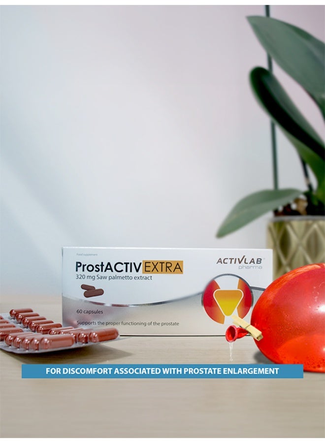 ProstActiv Extra, 320mg Saw palmetto extract, 60 capsules - Image 2