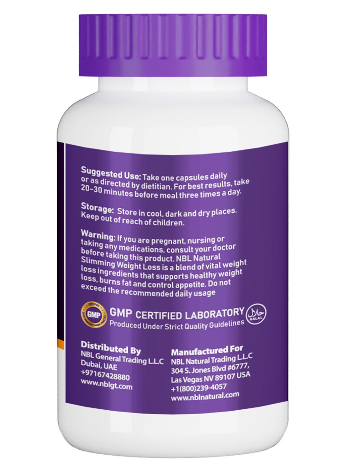 Slimming Weight Loss 60 Capsules