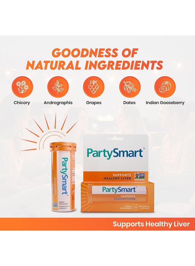 Partysmart Next Morning Support, 12'S Capsules