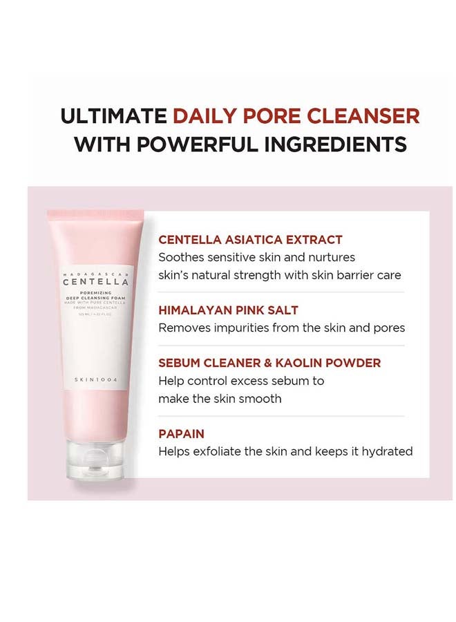 Madagascar Centella Poremizing Deep Cleansing Foam 4.22 fl.oz, 125ml, Remove Por