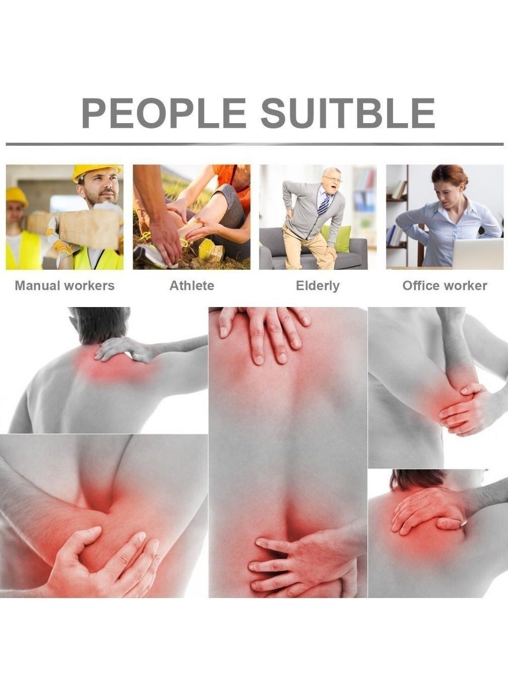 Meniscus Pain Relief Ointment for Neck, Shoulders, Back, Hips, Joints, Muscles, 