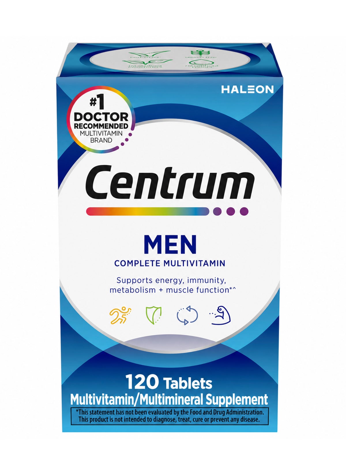 120-Tablet Men Multivitamin And Multimineral Supplement