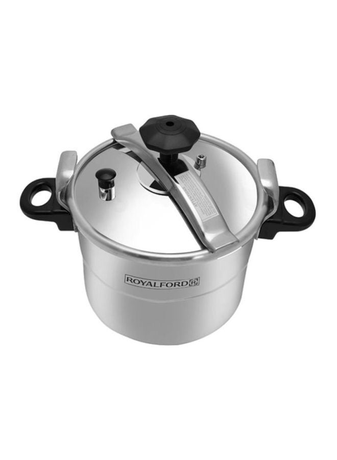 Aluminum Multi-Safety Device With Cool Touch Handles Pressure Cooker Silver 9Liters - Image 3