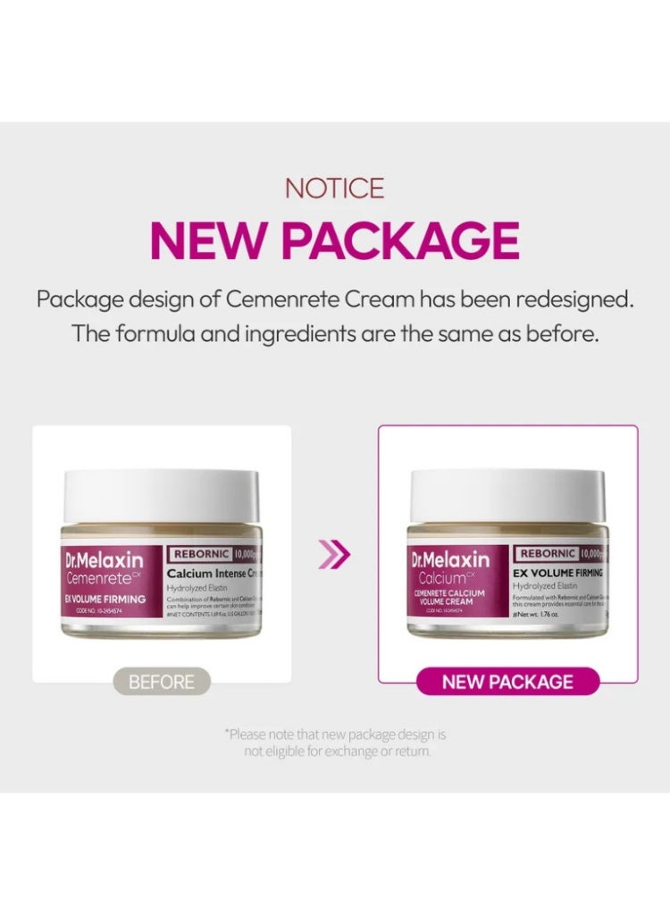 Dr. Melaxin Cemenrete Calcium Volume Cream Firming & Plumping Moisturizer for Elastic, Hydrated Skin - Image 2