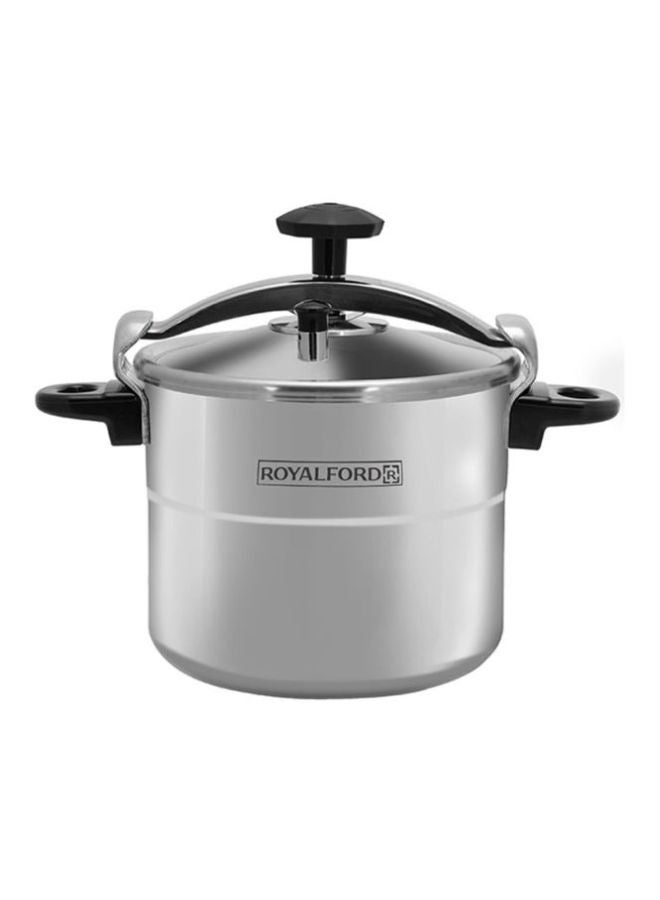 Aluminum Multi-Safety Device With Cool Touch Handles Pressure Cooker Silver 9Liters - Image 2
