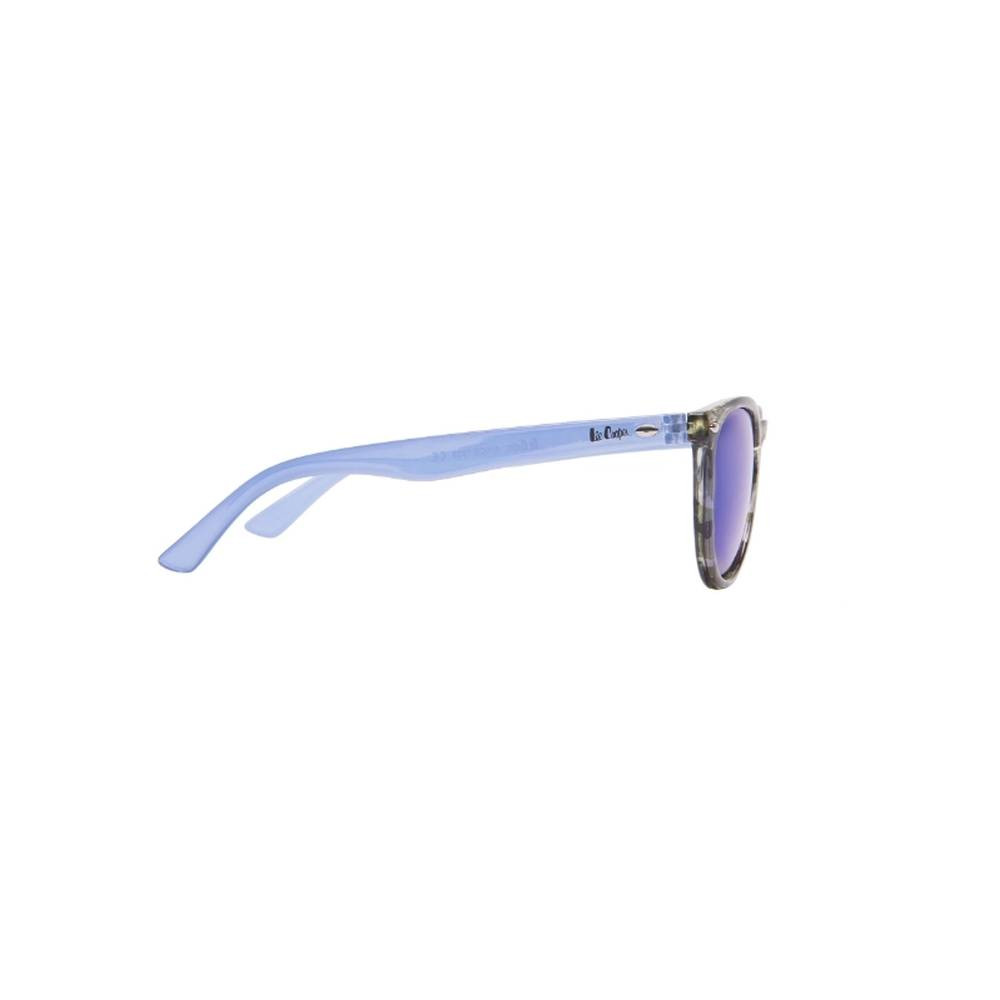Lee Cooper Polarized Sunglasses Blue Frame Blue Mirror Mirror Lens 48mm - LCK106